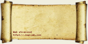 Jagoda Atanasković vizit kartica